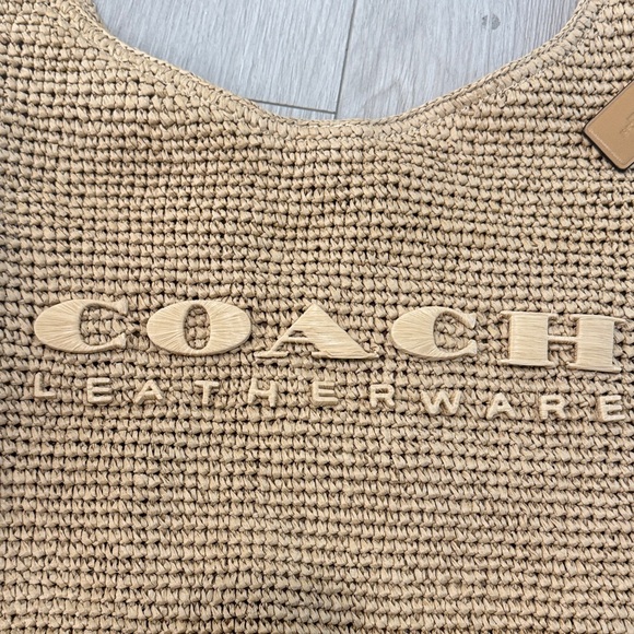 Coach Natural Woven Shoulder Bag - Picture 7 of 8